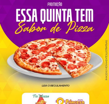 Essa quinta tem sabor de pizza