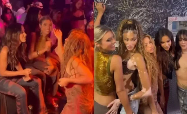 Anitta e Shakira curtem noitada juntas em Miami e levantam rumores de parceria