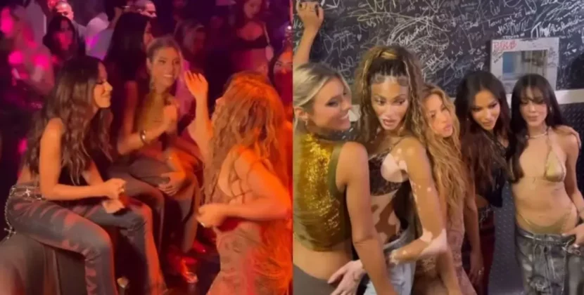 Anitta e Shakira curtem noitada juntas em Miami e levantam rumores de parceria