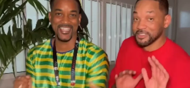 Ao som de arrocha, Will Smith faz “collab” dançando com sósia baiano e viraliza