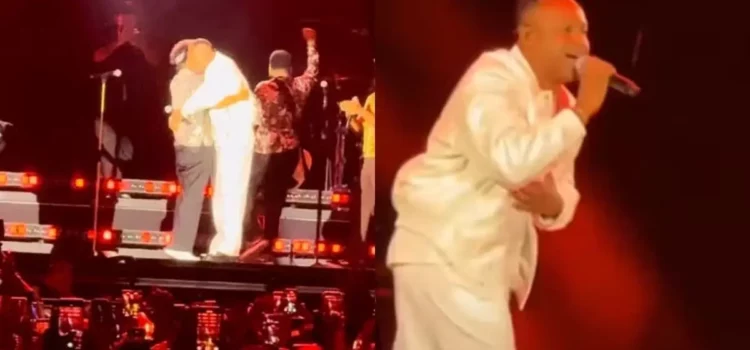 Bruno Mars surpreende público e convida Thiaguinho para cantar em show em São Paulo