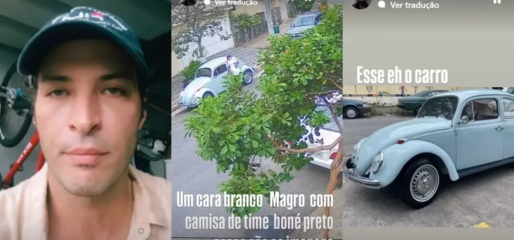 Ator da Globo tem carro roubado em São Paulo e faz apelo para recuperar veículo: “Reformei ele todo”