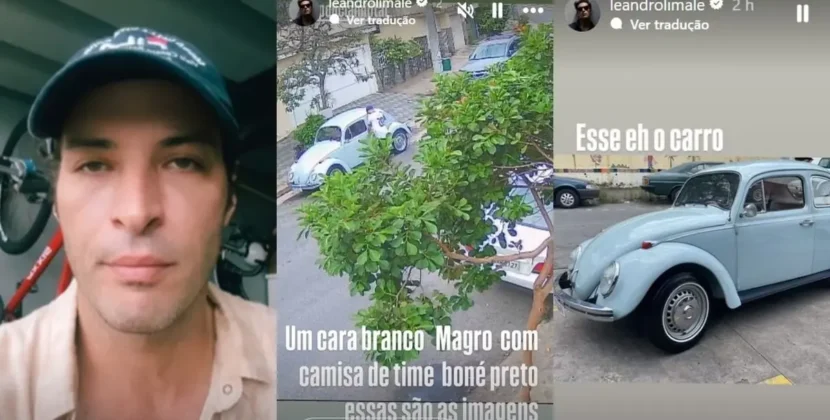 Ator da Globo tem carro roubado em São Paulo e faz apelo para recuperar veículo: “Reformei ele todo”