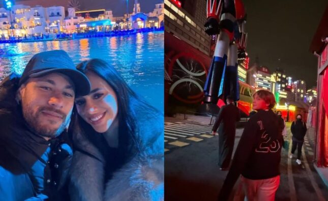 Passeio em família! Neymar abre álbum de fotos com Bruna Biancardi e Davi Lucca