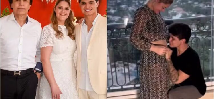 Grávida, filha de Tom Cavalcante fala da escolha de vestido de noiva para casamento com sertanejo